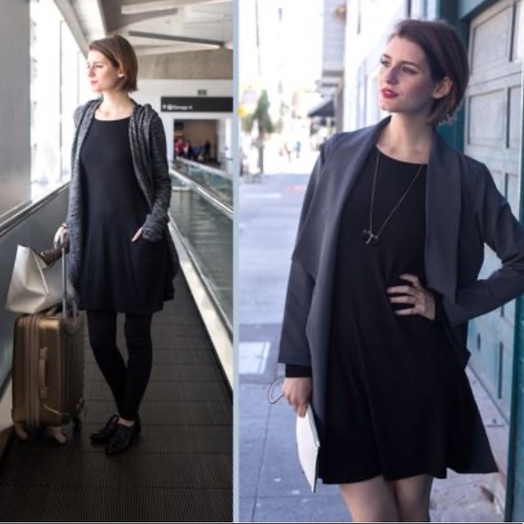 Betabrand Sweatshirt Travel Dress 